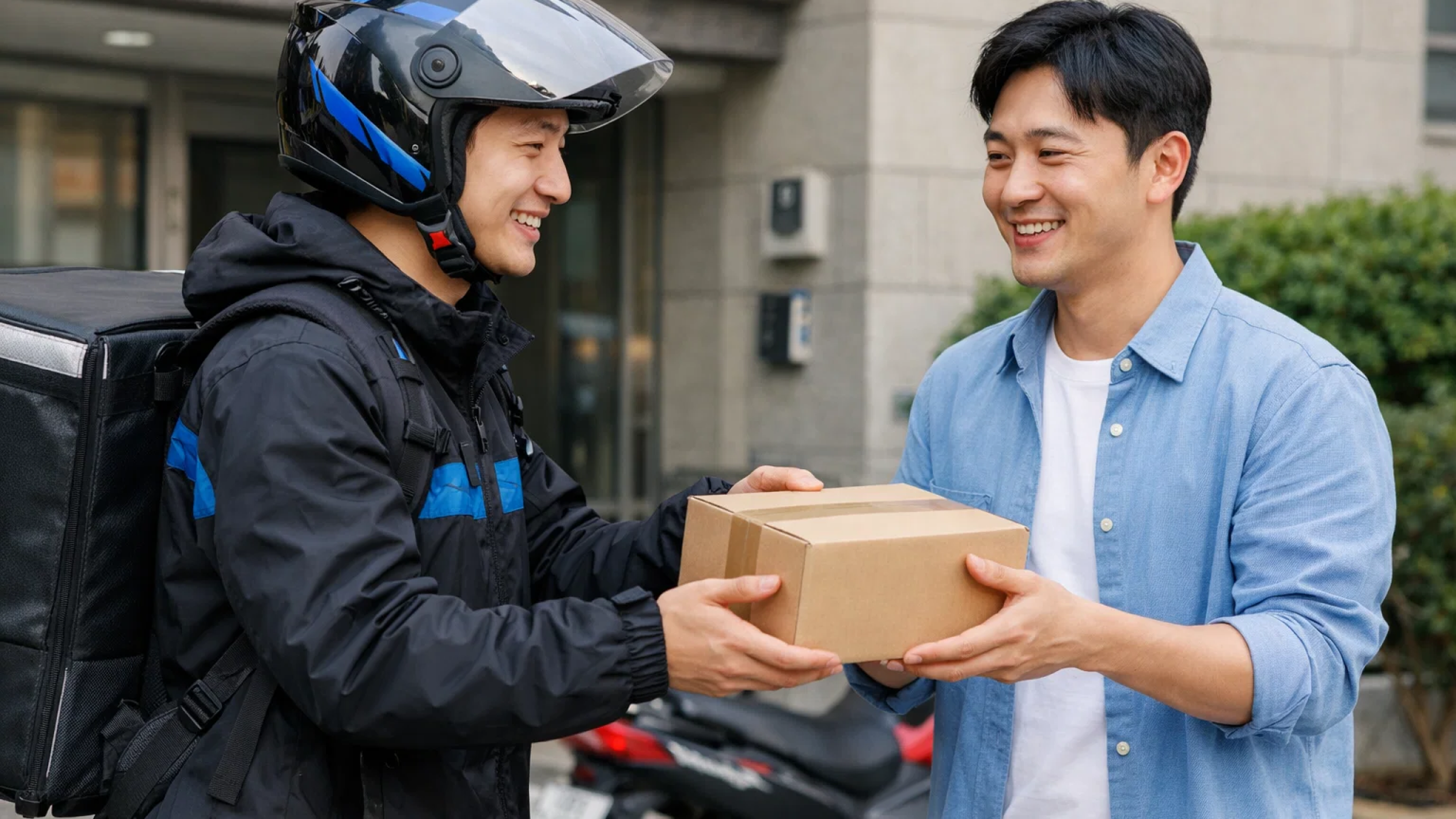 퀵서비스 배달 기사